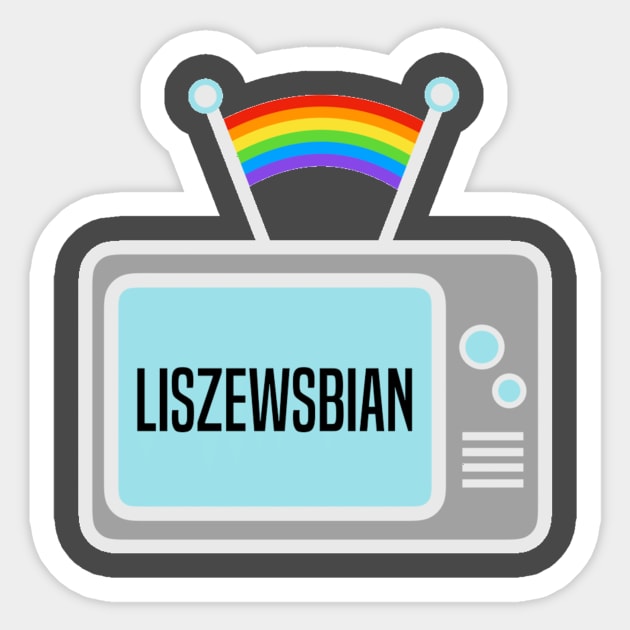 Liszewsbian (light outlines) Sticker by EarpsplainPod